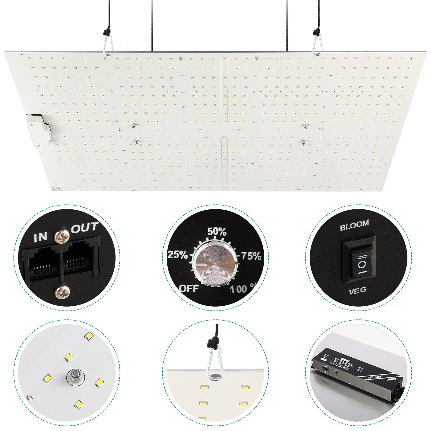 240W Samsung LM281 Quantum Board with UV + IR