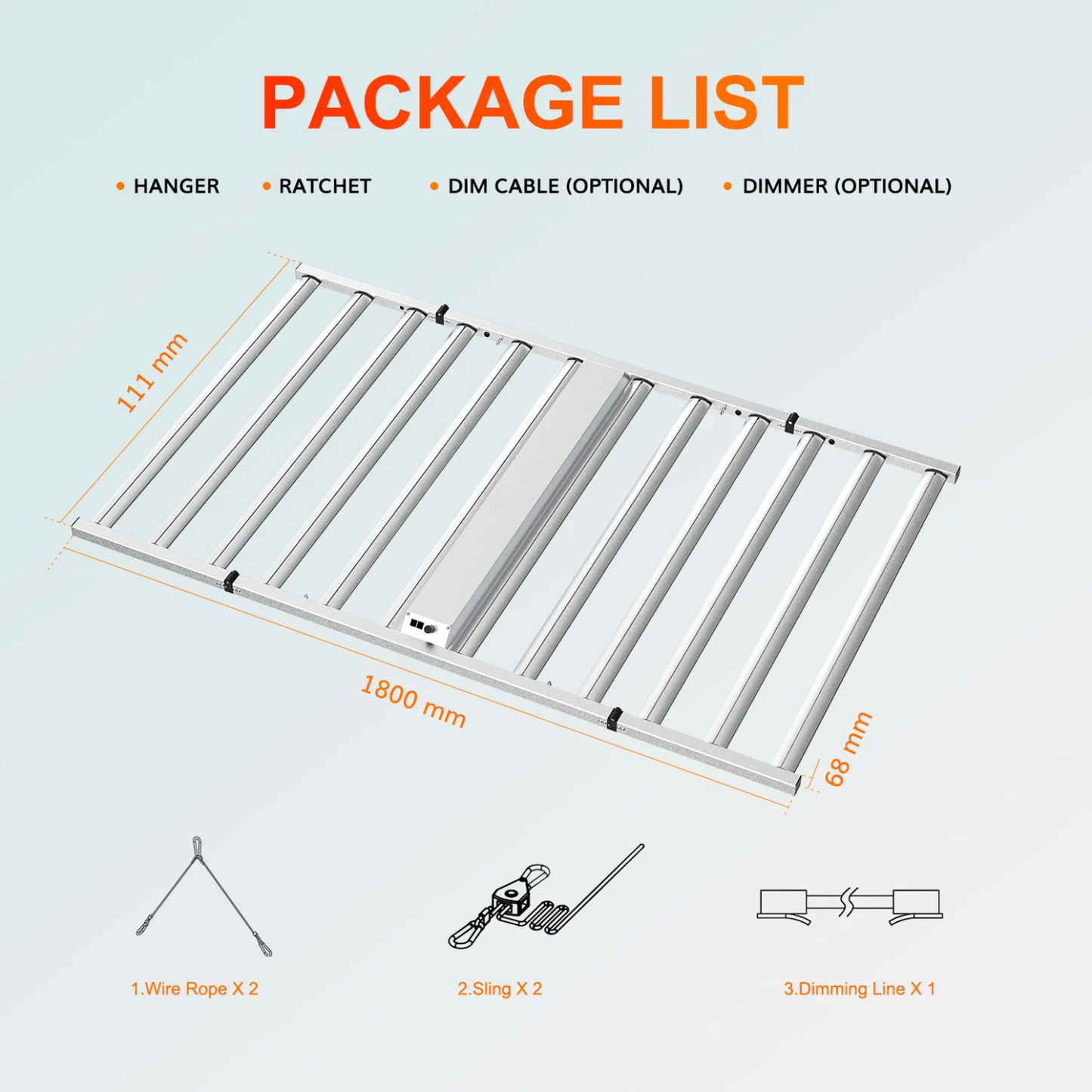 1200W Samsung LM281B LED Grow Light