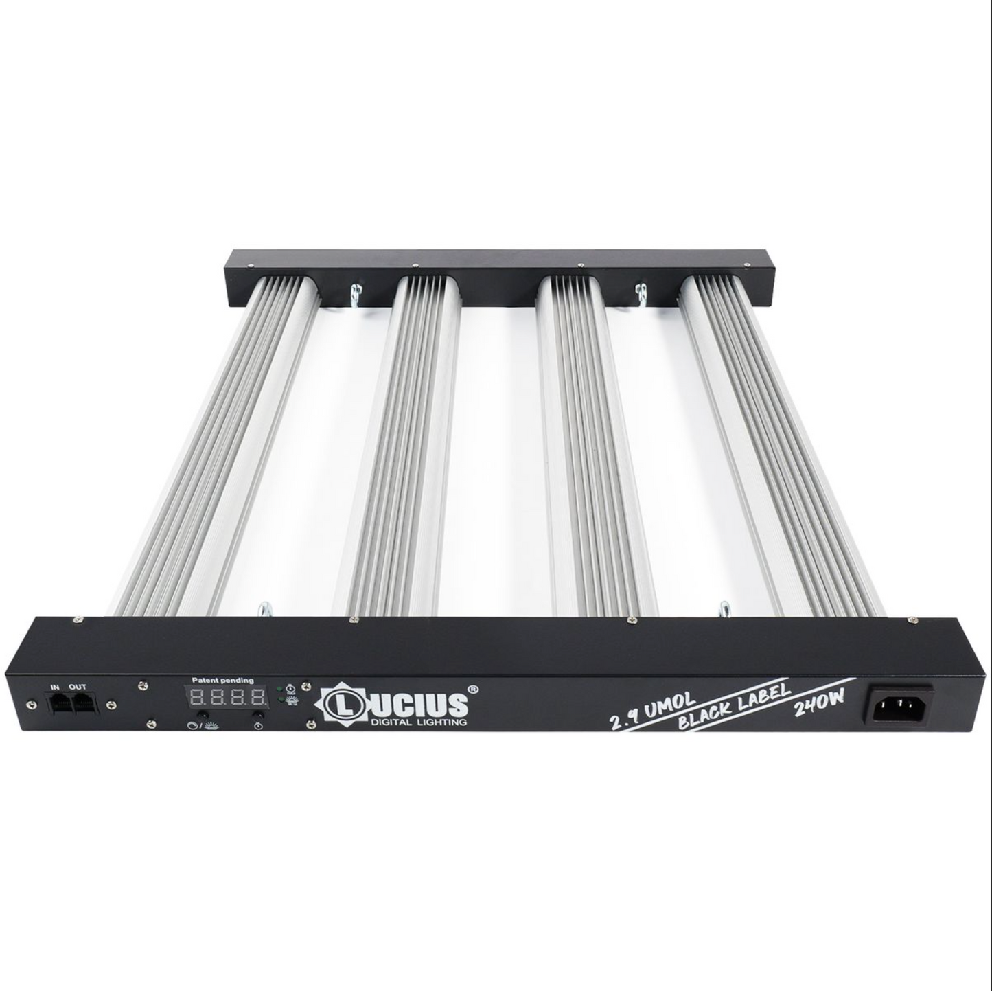 240W Samsung LM281B LED Grow Light | Programmable Sunrise/Sunset + Timer | Lucius Black Label