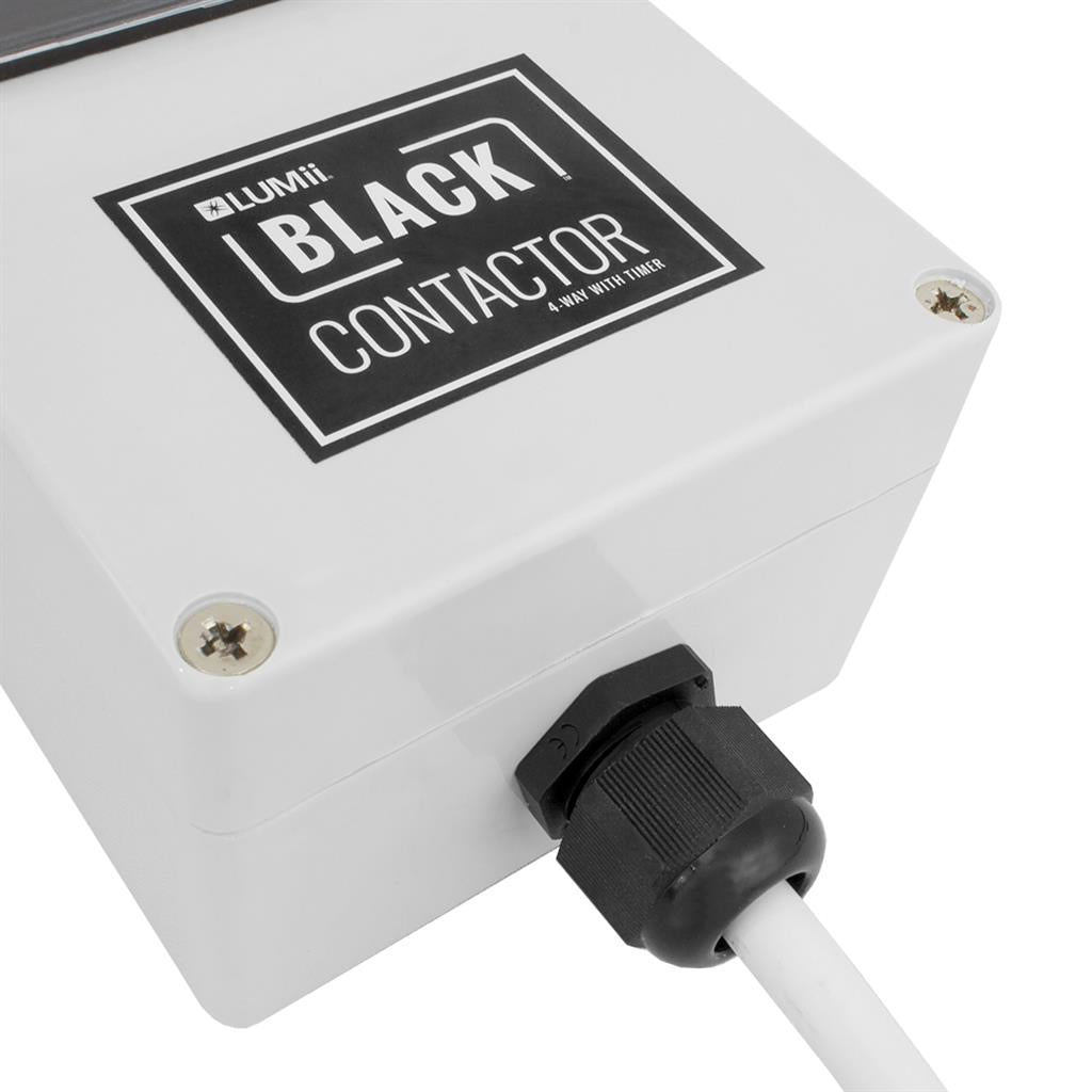 LUMII Black 5-way contactor timer
