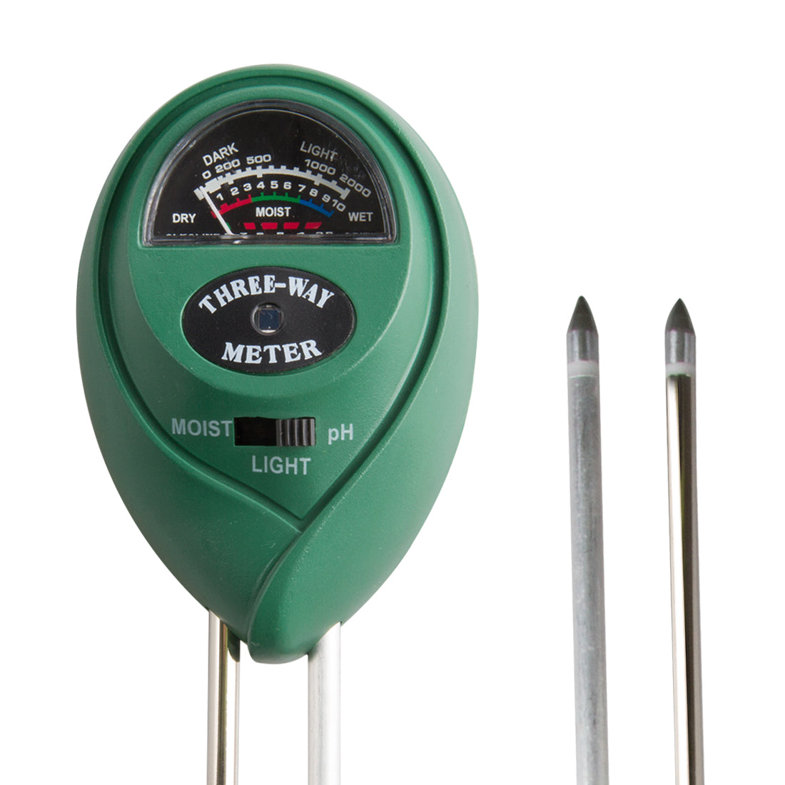 3-way Moisture, Light and Ph Meter | Soil Tester for plants