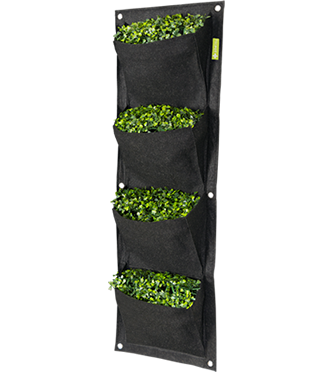 4 Pot Vertical Wall Propots- Garden HighPro