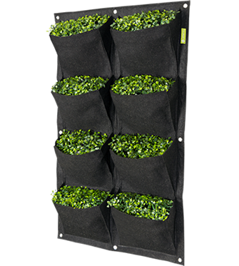 8 Pot Vertical Wall Propots- Garden HighPro