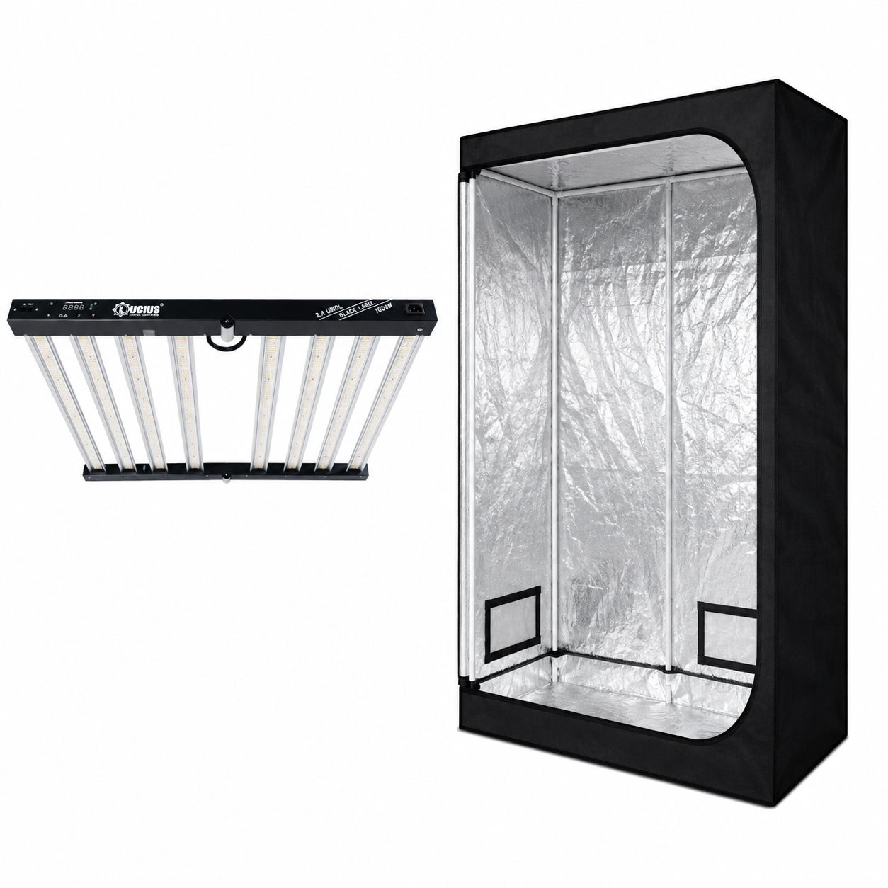 1000W LED Kingpin Grow Tent Kit (1.5mx1.5mx2m)