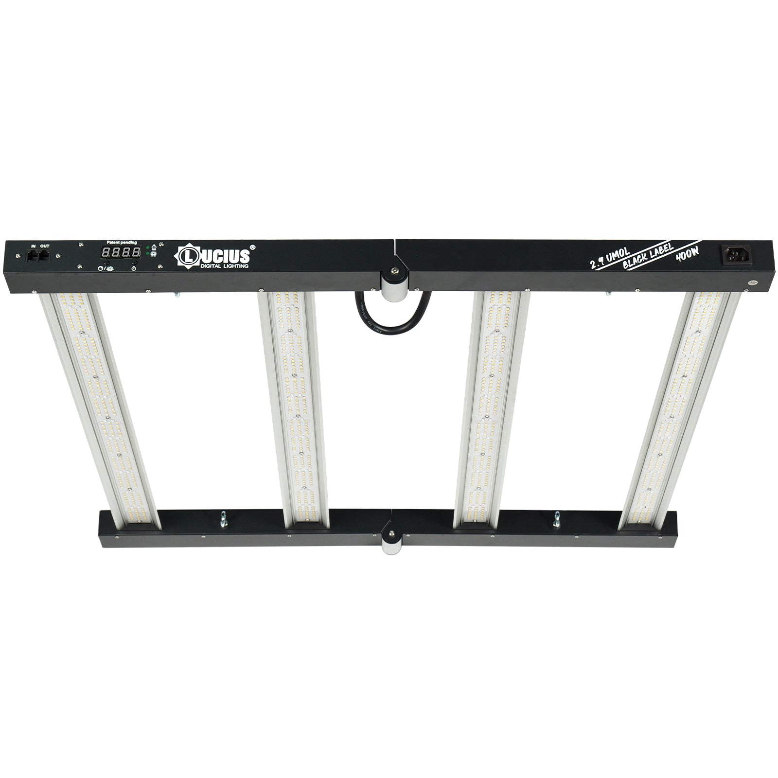 400W Samsung LM281B LED Grow Light | Lucius Black Label – Plant Living