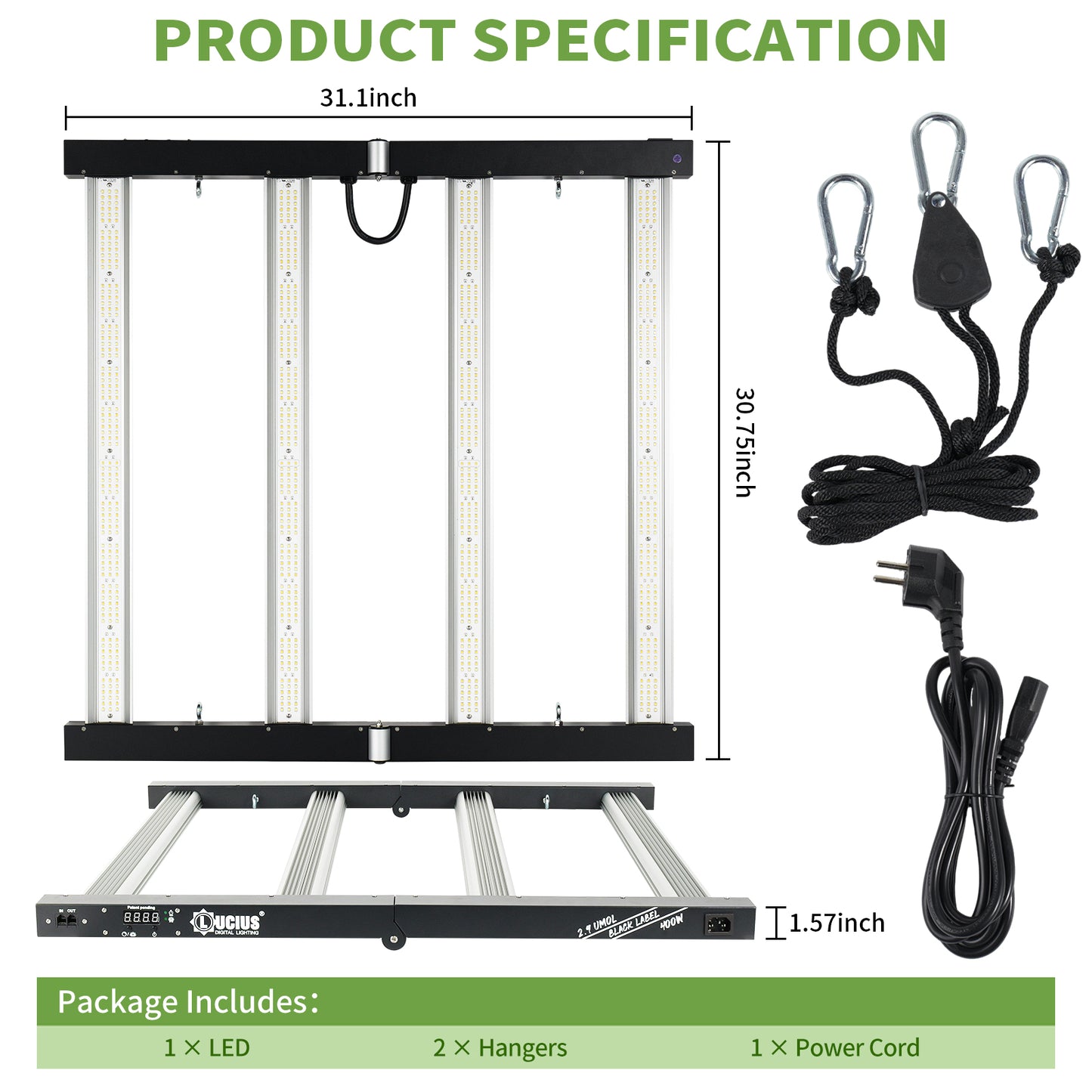 400W Samsung LM281B LED Grow Light