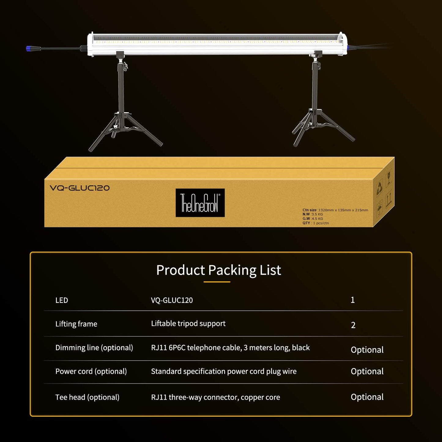 120W Under Canopy Lights Samsung 301B Full Spectrum Grow Light