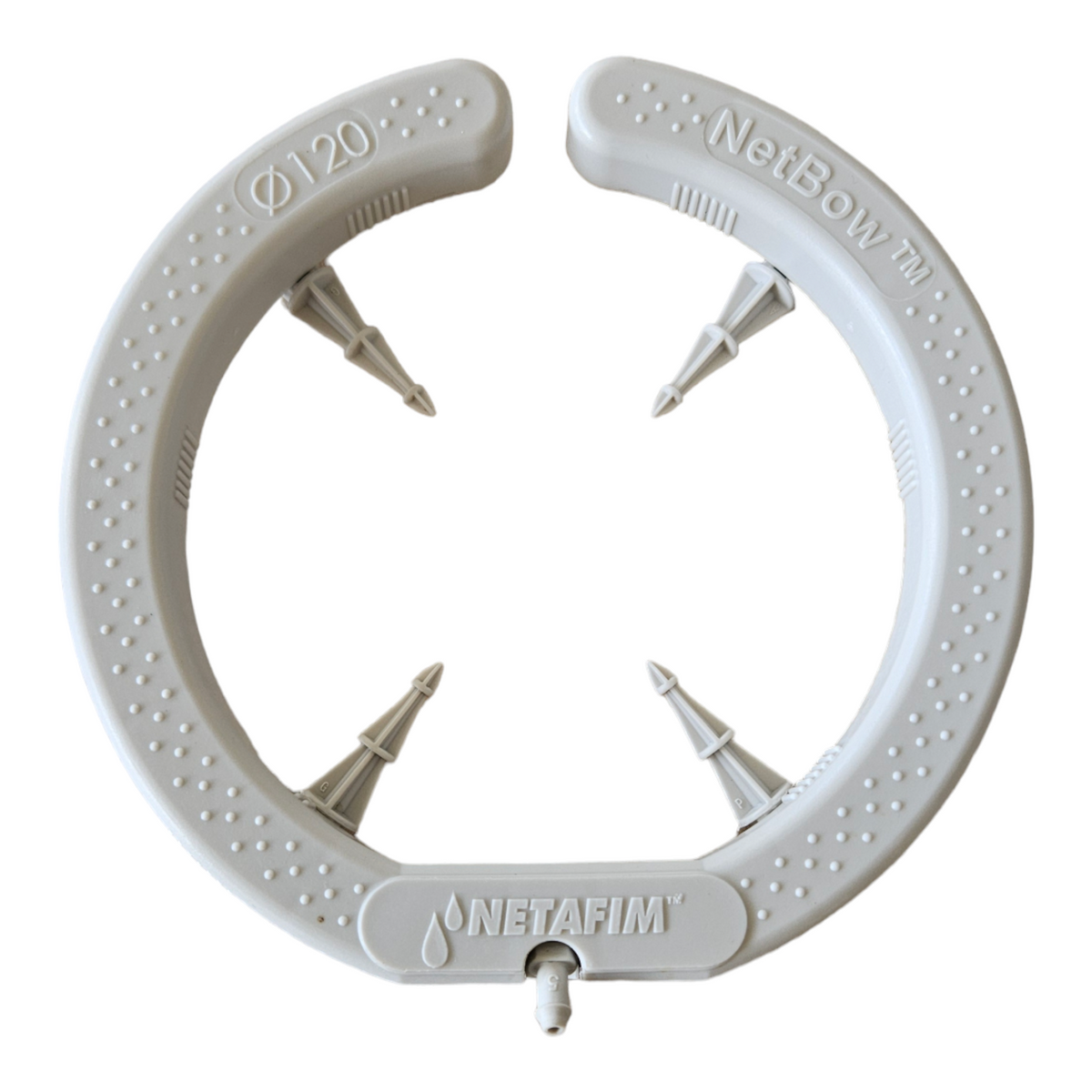 Netafim NetBow multi outlet dripper ring 12cm and 25cm sizes