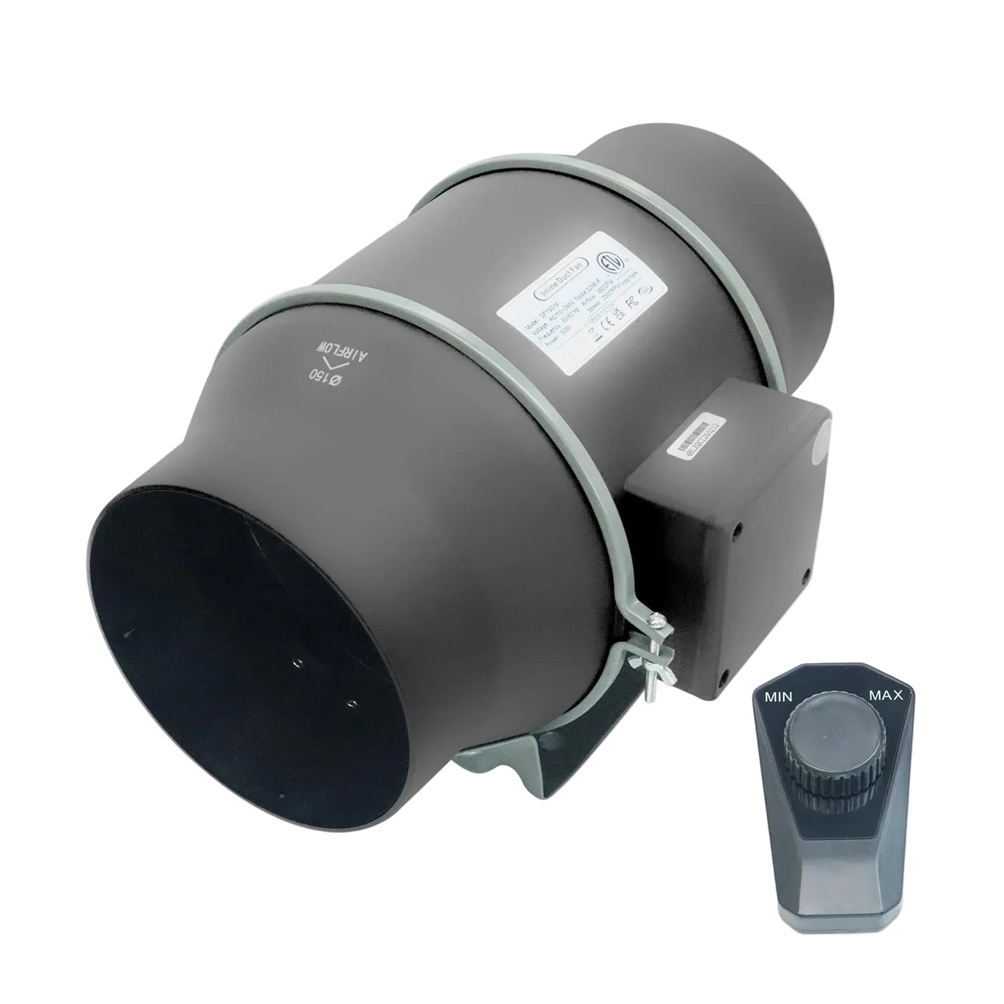 Variable Speed Inline Duct Fan