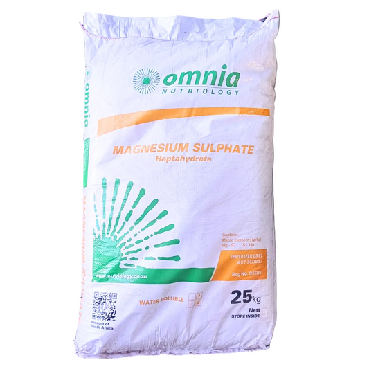Epsom Salts magnesium sulphate fertiliser 25kg bag