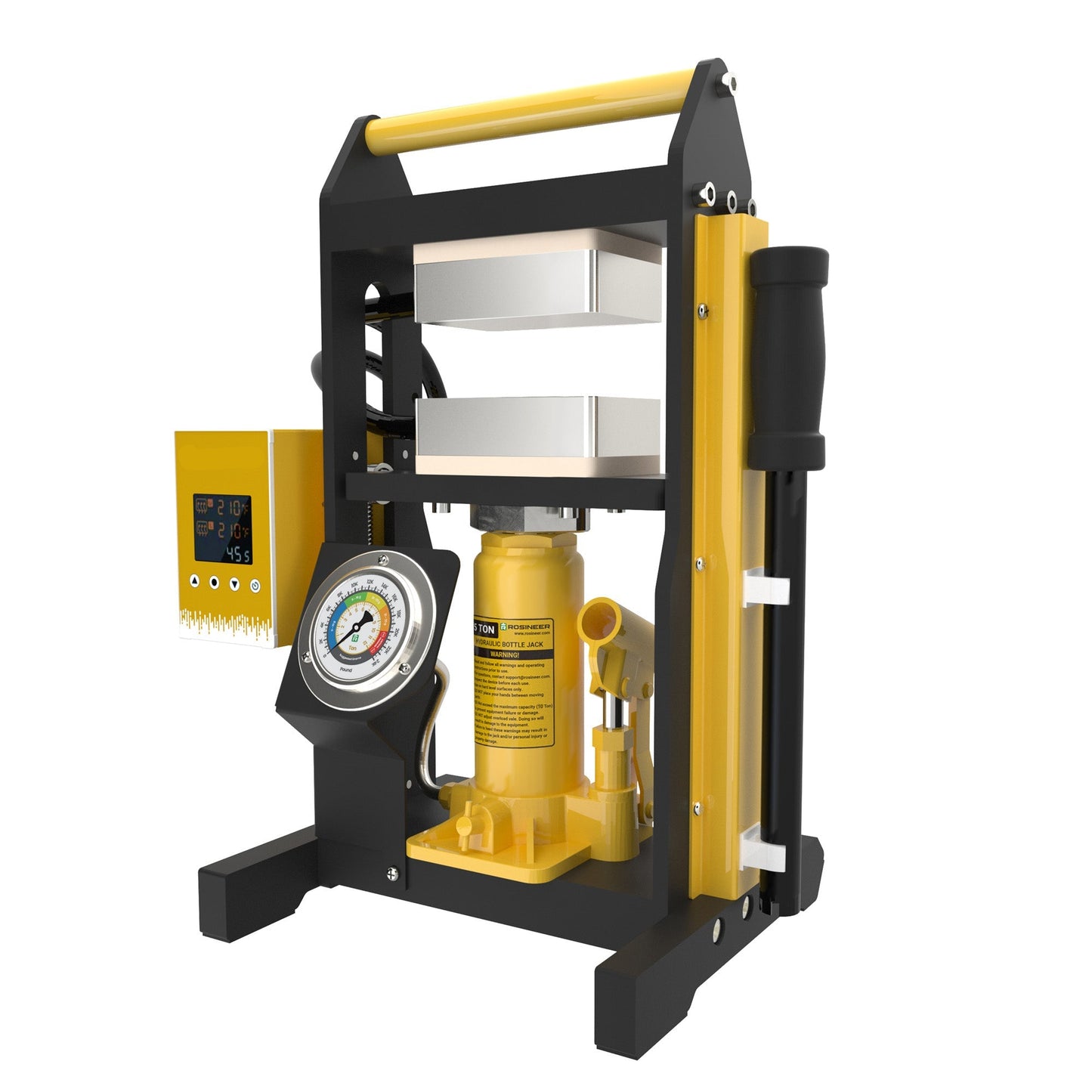 10 Ton Commercial Rosin Press with Pressure Gauge & Large Plates | Rosin Pro