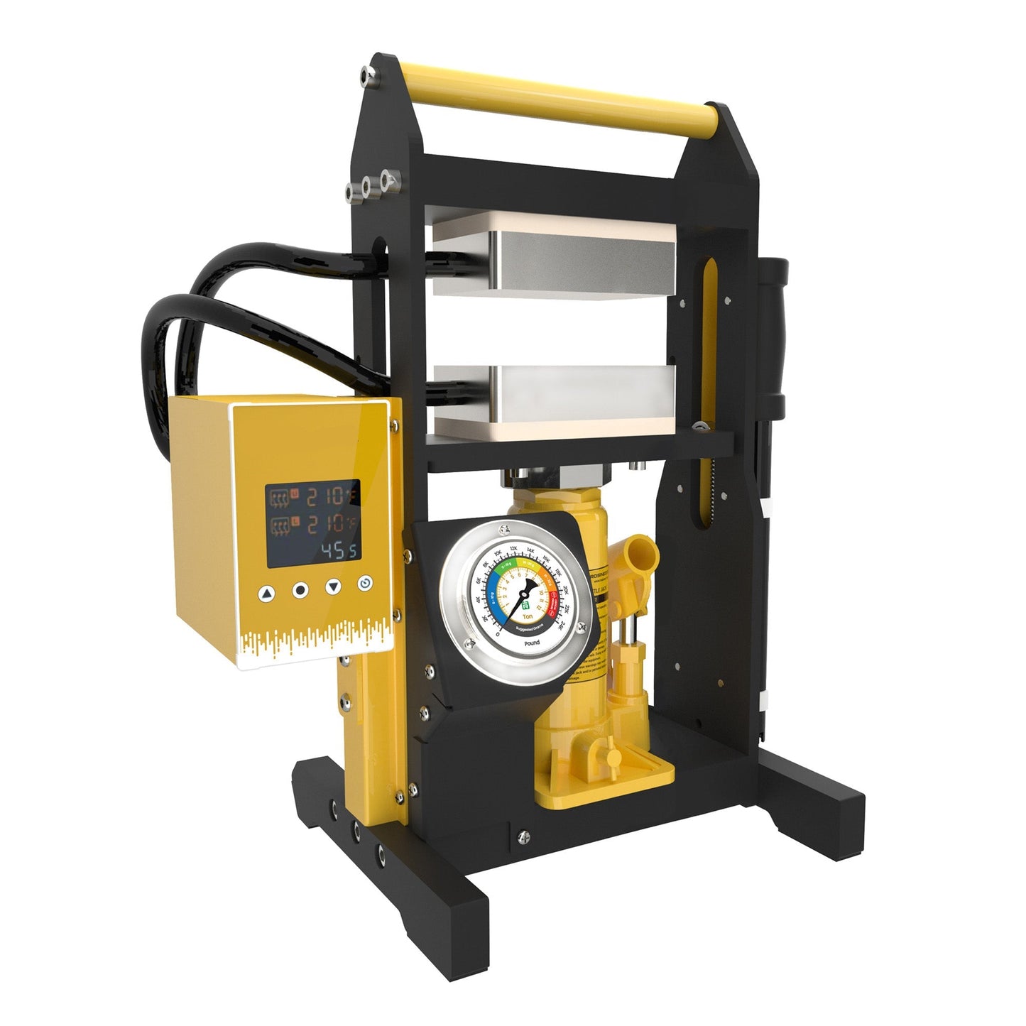 10 Ton Commercial Rosin Press with Pressure Gauge & Large Plates | Rosin Pro