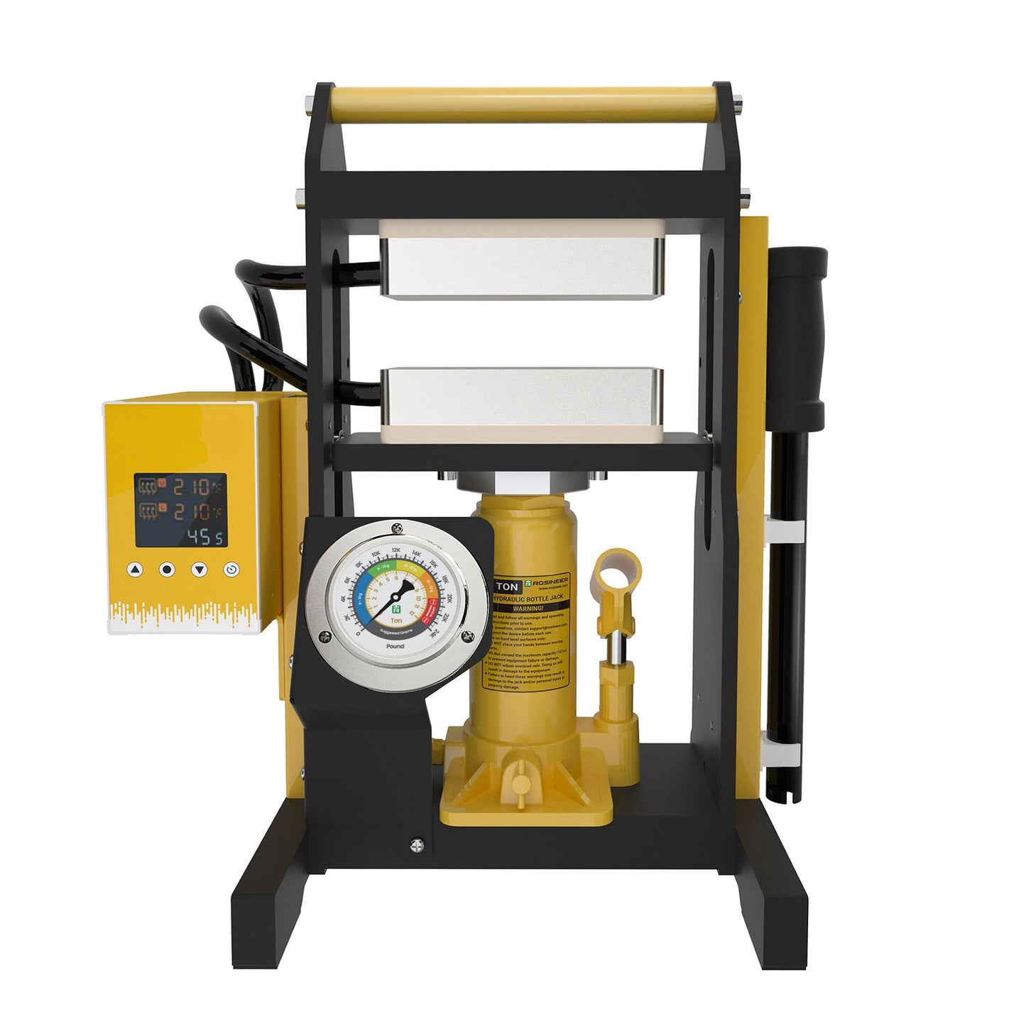 10 Ton Commercial Rosin Press with Pressure Gauge & Large Plates | Rosin Pro