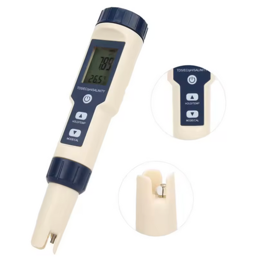 Digital Electronic TDS/EC/pH/SALT/TEMP Meter