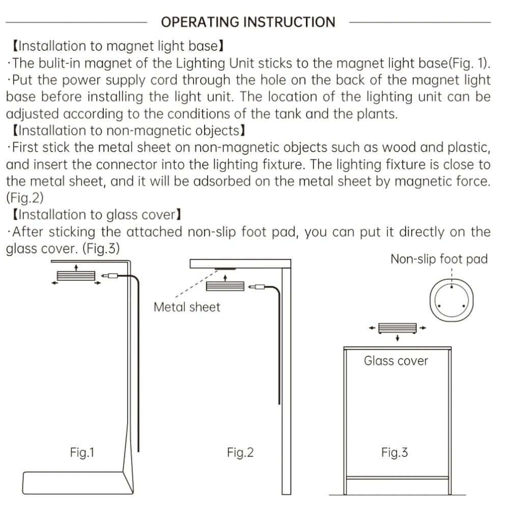 Chihiros Magnetic LED Light and Base