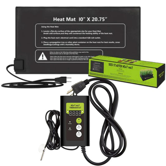 Seedling Heat Mat + Thermostat Kit (25x53cm)