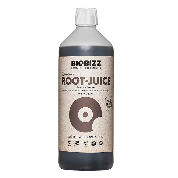 BioBizz Root Juice product bottle on a white background