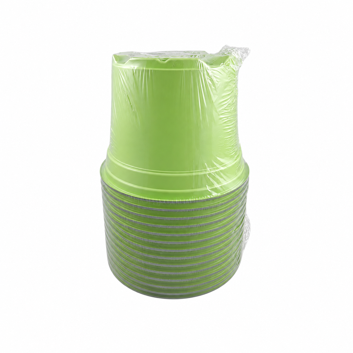 10.5cm lime round plastic nursery pots, pack of 12