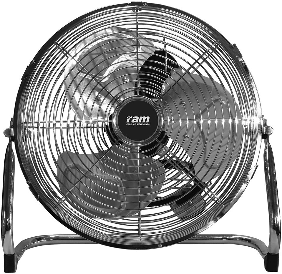 23cm Metal Fan / Air Circulator - 3 Speed | RAM